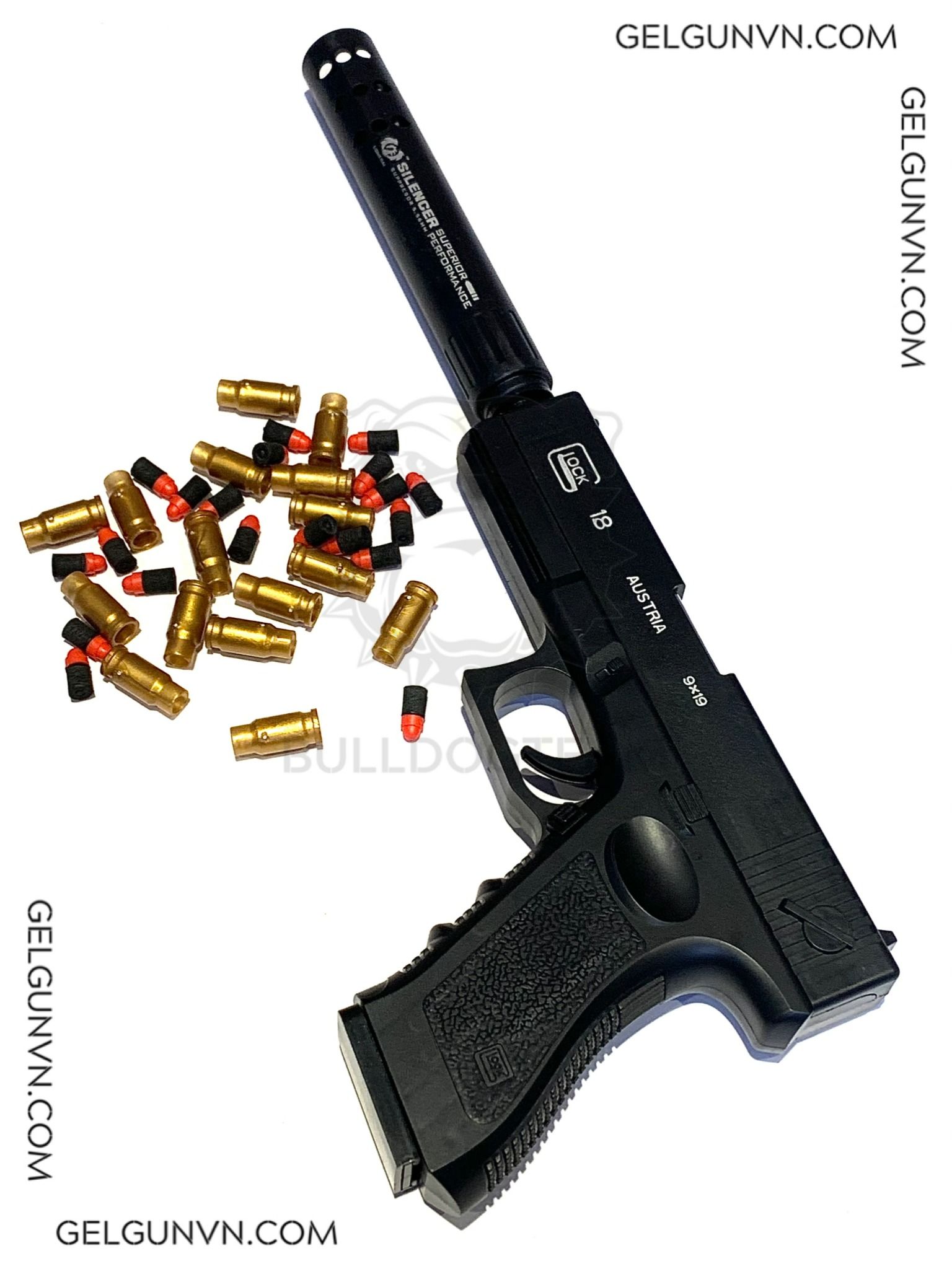 Súng bắn đạn cao su  Glock  VuaSungcom