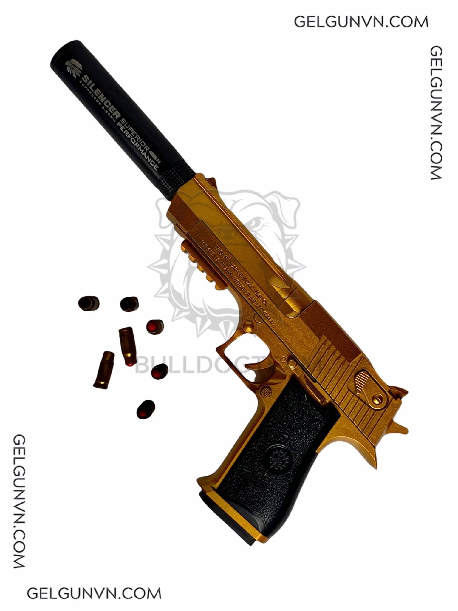 Desert Eagle Gelgun Súng đạn thạch Súng mô hình Bull Dog Team #15 Desert Eagle Gelgun Súng đạn thạch Súng mô hình Bull Dog Team