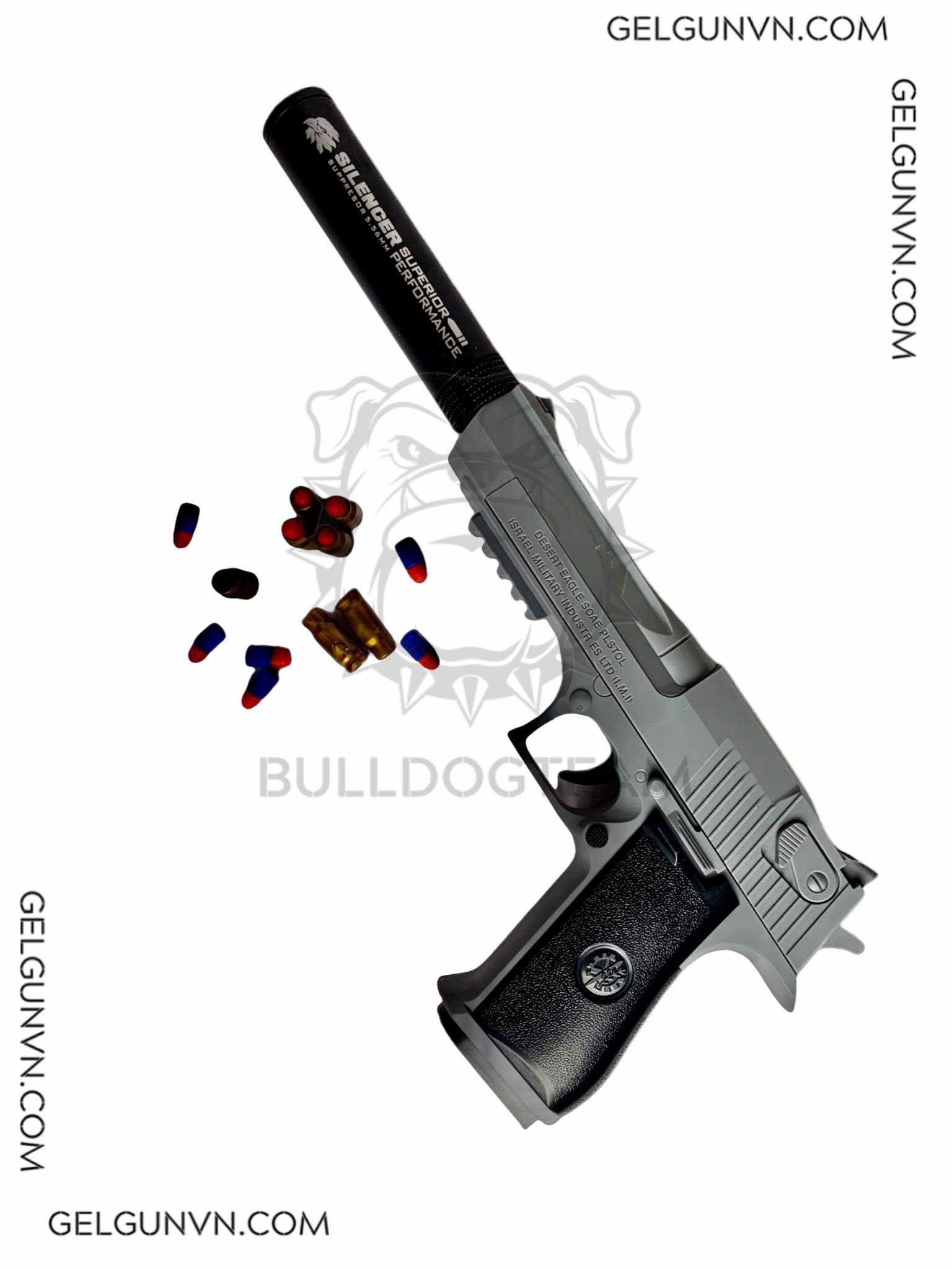 Đồ chơi lắp ráp XINGBAO XB 24004 Mô hình Súng Lục bạc DESERT EAGLE