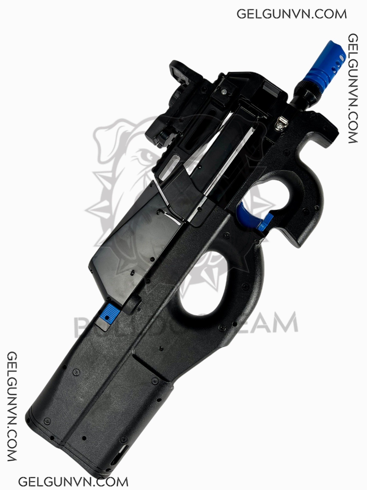 Mô Hình PUBG P90 Tặng Kèm 3 Scope Và Kệ Trưng Bày 19cm
