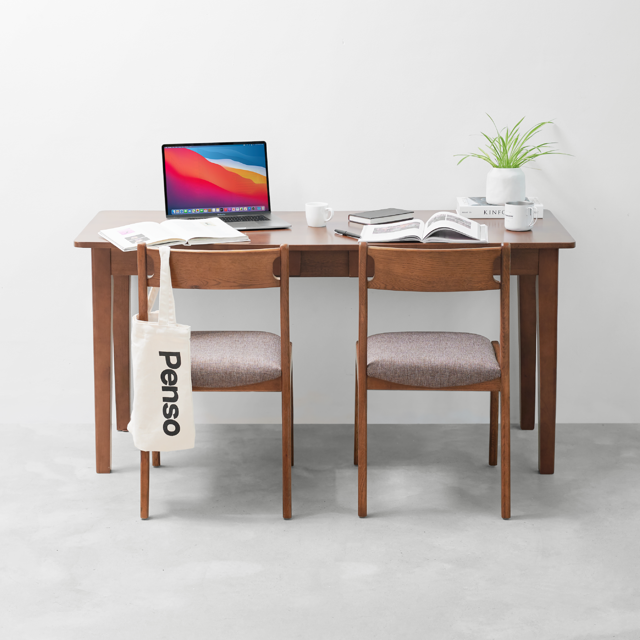  Bàn Làm Việc Amber 150 - Dark Walnut 