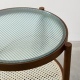  Bàn Rattan - Dark Walnut 