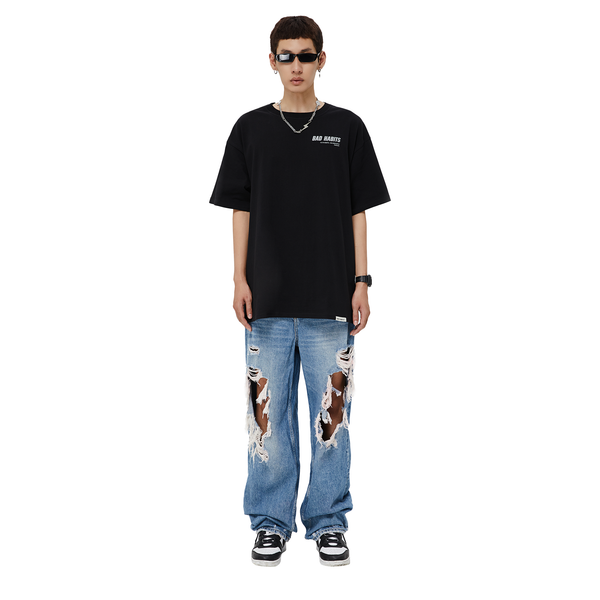 FISHEYE LOGO TEE - BLACK