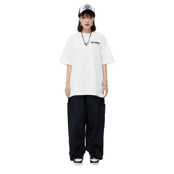 FISHEYE LOGO TEE - WHITE