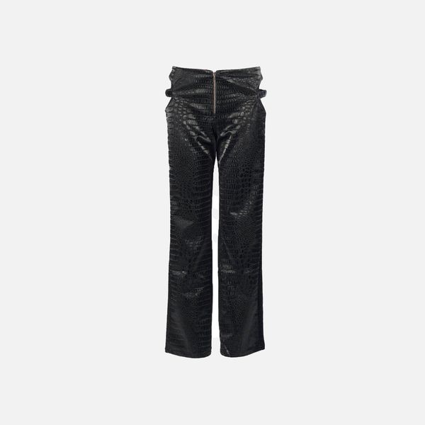 FAUX LEATHER PANTS