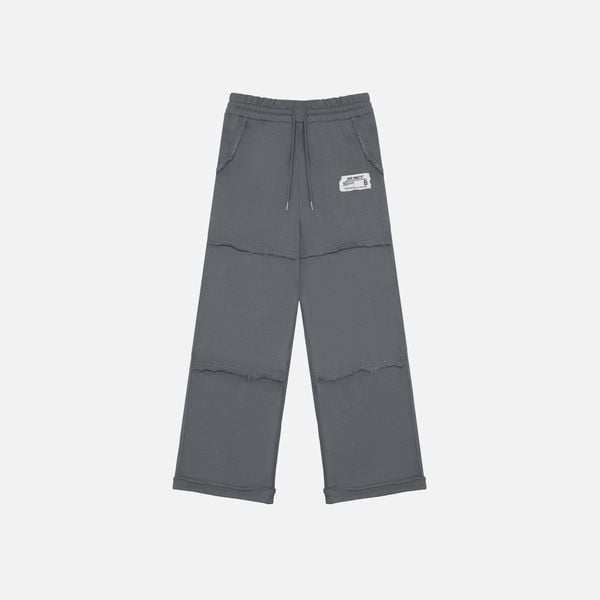 DISTRESSED SWEATPANTS - GREY