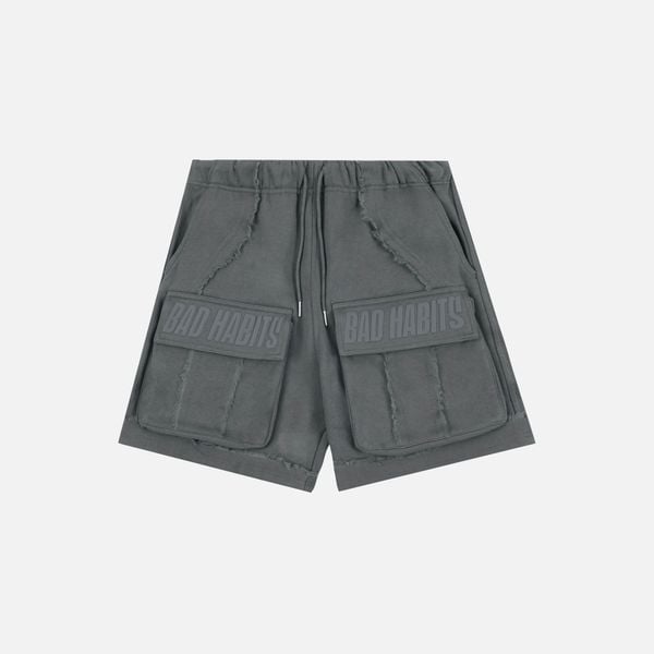 DISSTRESSED CARGO SHORT - GREY