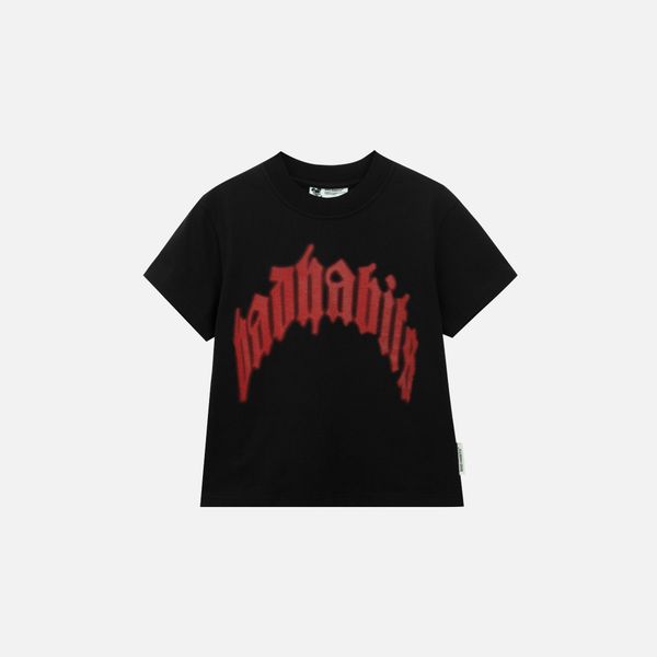 CRACK ROCK TEE - BLACK