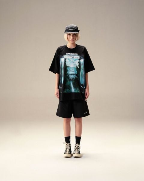 S-WILD STATION TEE - BLACK