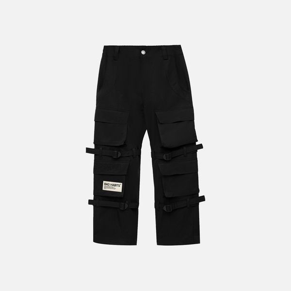 "OUTDOOR EVERYDAY" CARGO PANTS - BLACK