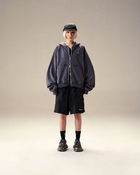 S-ON THE GO HOODIE ZIP - GREY