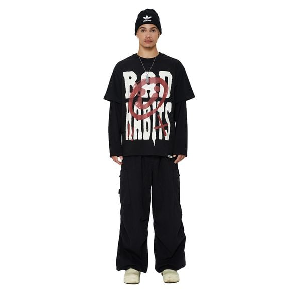 BAD SMILEY TEE - BLACK