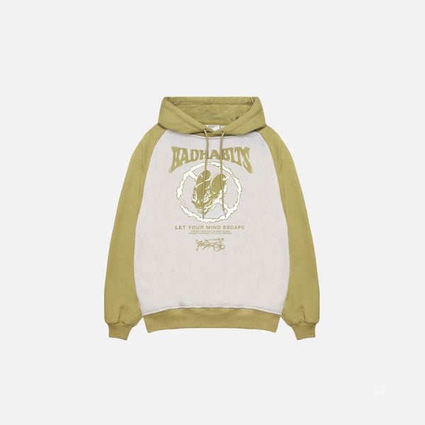 ESCAPE RAGLAN HOODIE - CARAMEL