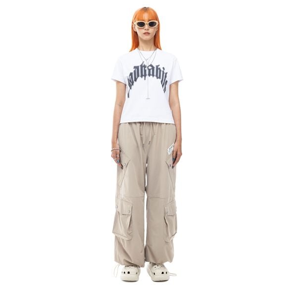 MULTIPLE POCKET PANTS - CREAM