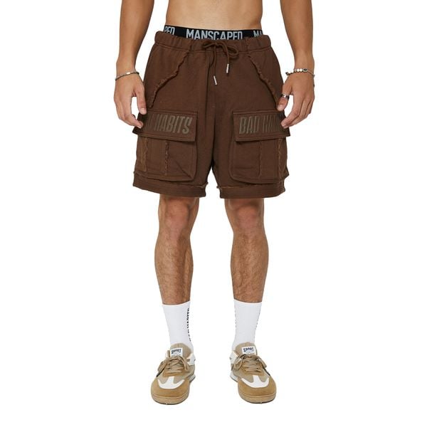 DISSTRESSED CARGO SHORT - BROWN