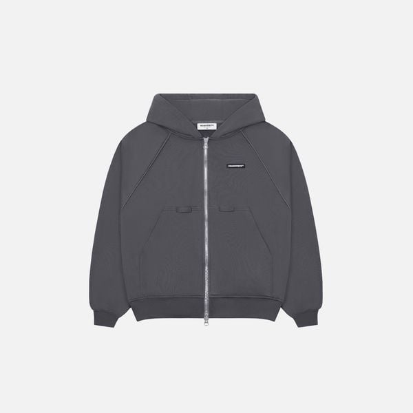S-ON THE GO HOODIE ZIP - GREY