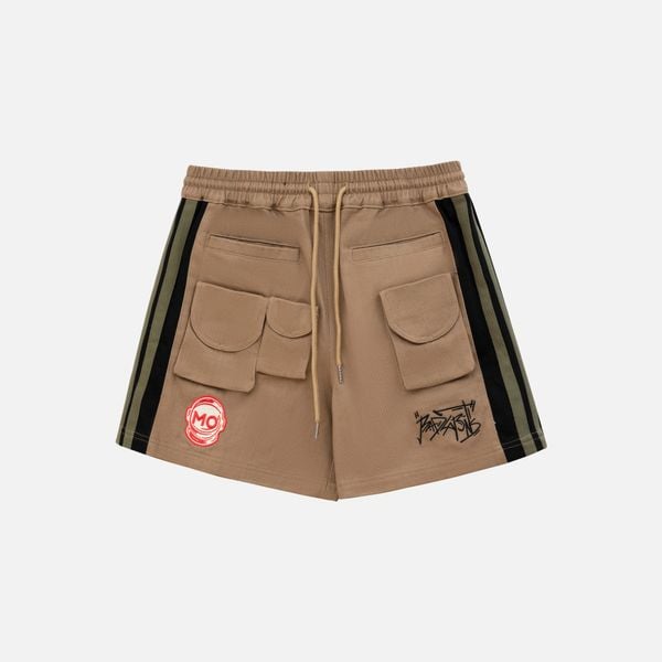 "MƠ" MULTI POCKET SHORTS - BROWN