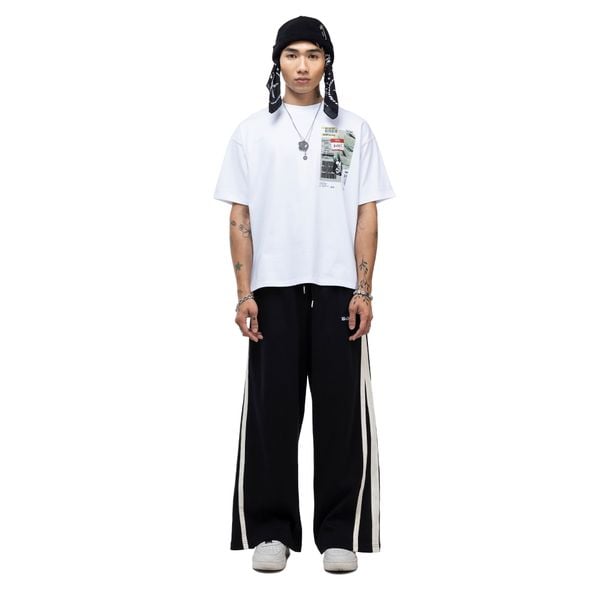 3L TRACK PANTS - BLACK