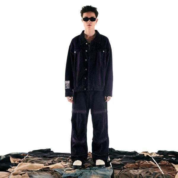 DISSTRESS BAD DENIM LABEL