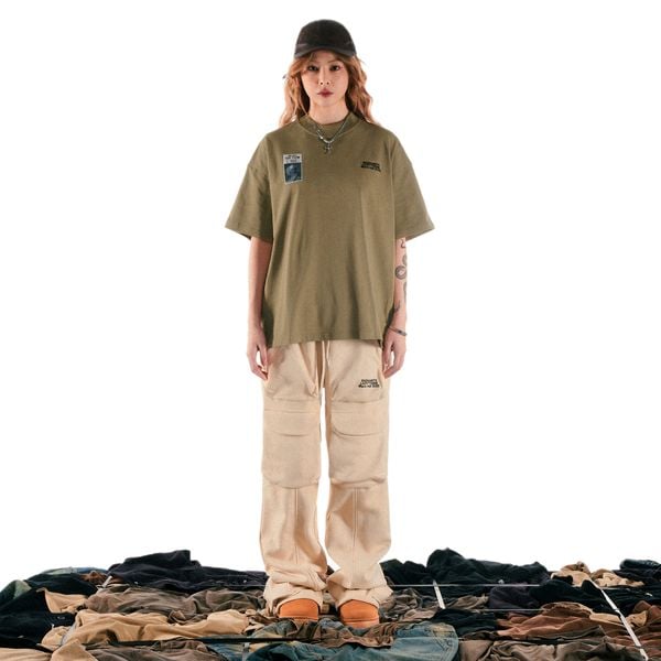 NAMELESS POCKET PANTS - BEIGE