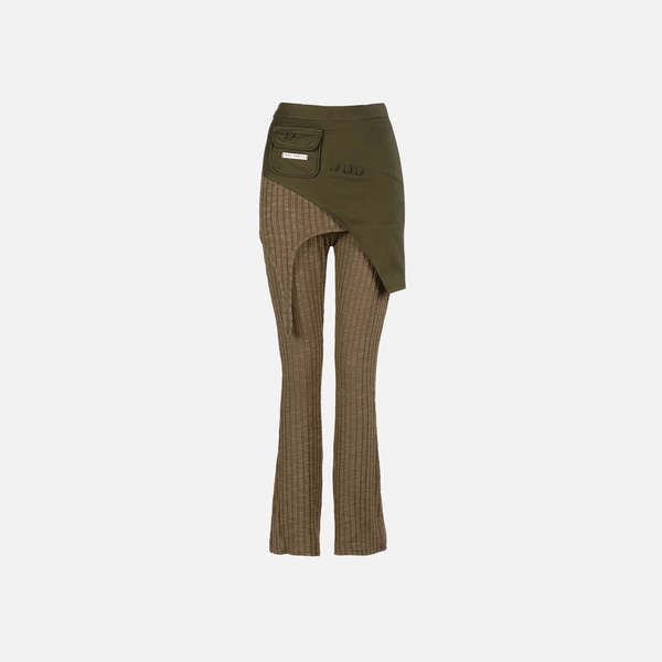 FLARED TROUSER WITH SKIRT