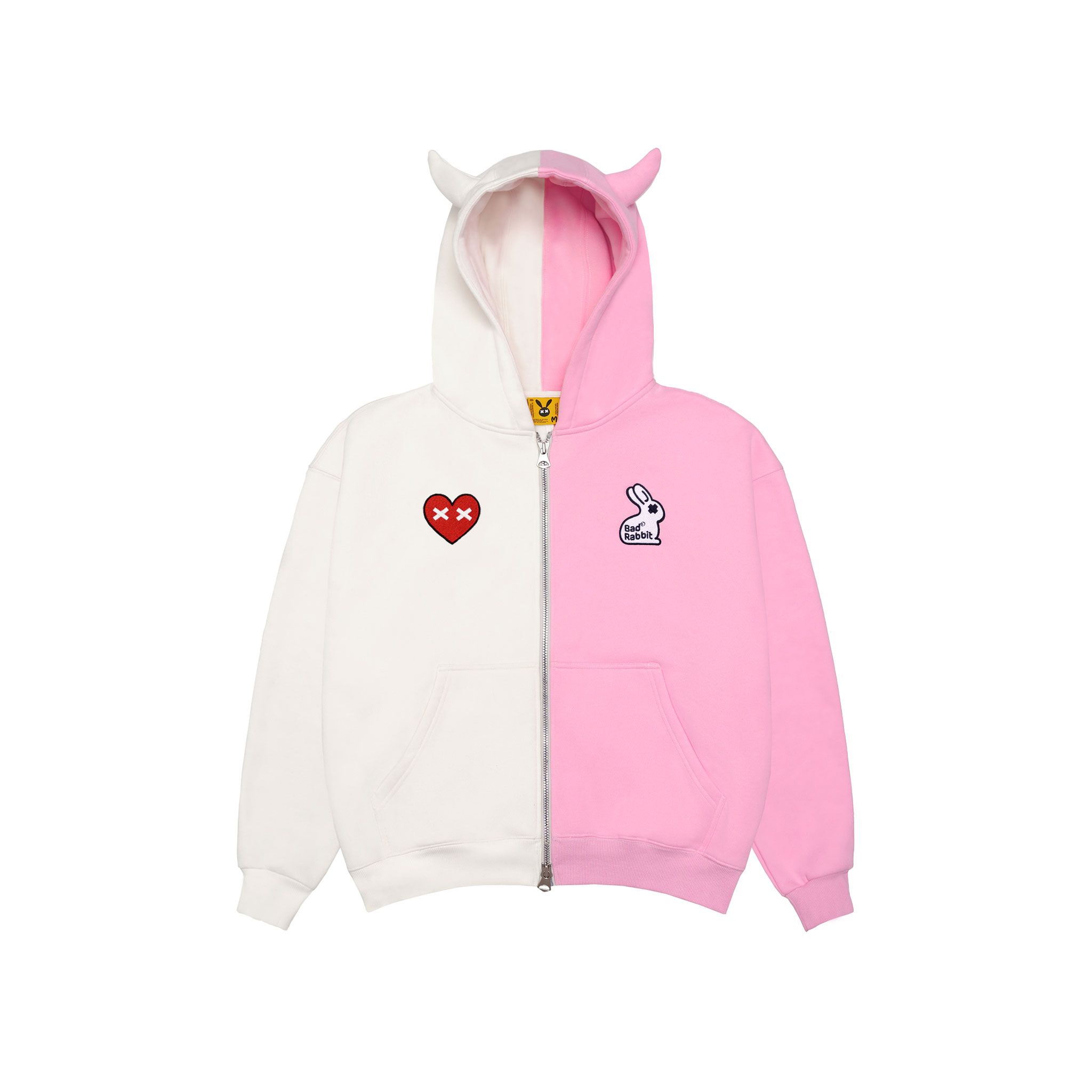 Pink rabbit hoodie best sale