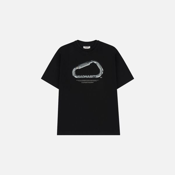 S-CARABINER TEE - BLACK