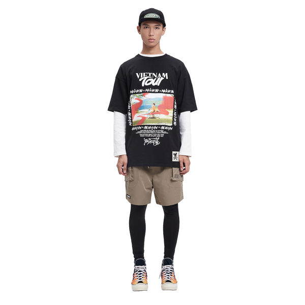 VIETNAM TOUR TEE - BLACK
