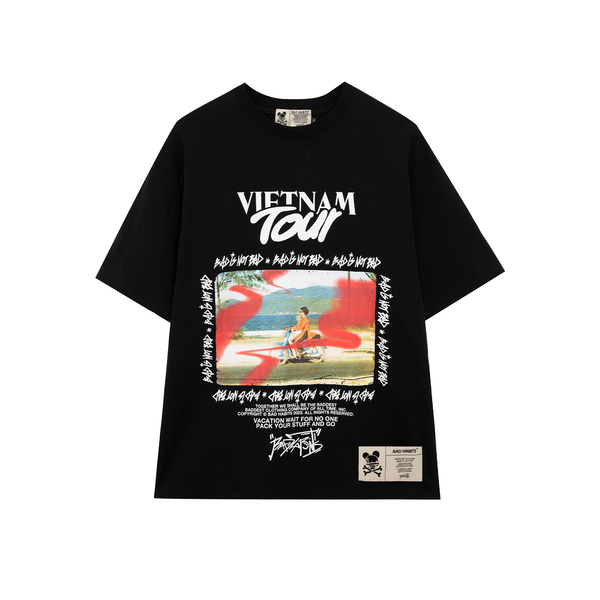 VIETNAM TOUR TEE - BLACK