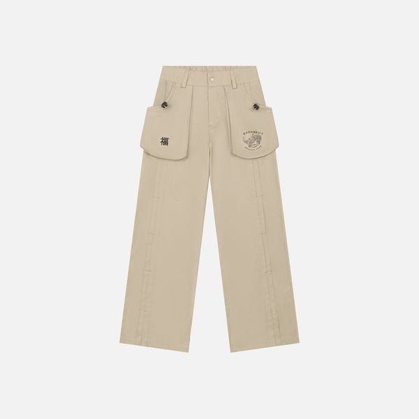 YEAR OF DRAGON KHAKI PANTS