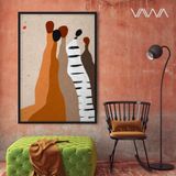  Tranh canvas tối giản Minimalist - Abstract Ethno Family Portrait 