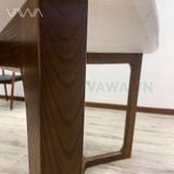  Bàn ăn đẹp mặt đá chân gỗ hiện đại Concorde 