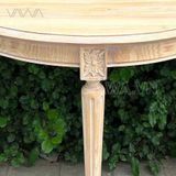  Bàn Console bán nguyệt tân cổ điển - Bàn trang trí cạnh tường 