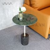  Bàn Tab sofa đẹp đá tự nhiên - Trụ thép sơn tĩnh điện - Desk Tab 