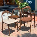  Ghế ăn ghế cafe gỗ Neva có tay 