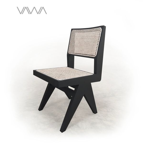 Ghế ăn ghế cafe Chandigarh chair ( Office Cane Chair ) không tay