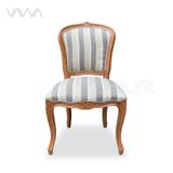  Ghế ăn Tân Cổ Điển đục hoa Bông Mai Louis XV 