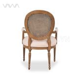  Ghế ăn Tân Cổ Điển kiểu Pháp Louis có tay Ethan Allen Chrystiane 