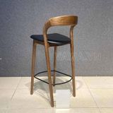 Ghế quầy bar gỗ hiện đại Neva tựa lưng 
