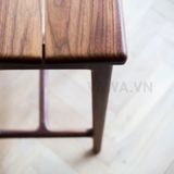  Ghế quầy bar gỗ Unique - Ghế đẩu mặt ngồi 2 mảnh 