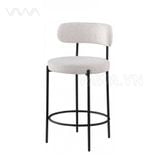  Ghế quầy bar hiện đại chân sắt 