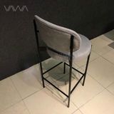  Ghế quầy bar hiện đại tối giản chân sắt 