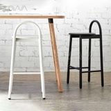  Ghế quầy bar hiện đại tối giản Bắc ÂU - Ghế bar sắt trong nhà, ngoài trời 