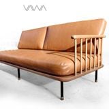  Sofa gỗ KALMAR rustic song tiện nan 