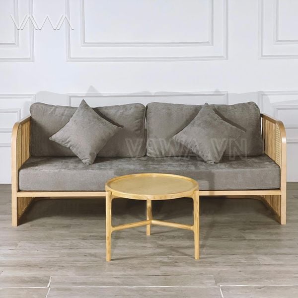 Sofa Rustic nan gỗ - Sofa gỗ Indochine Hà Nội