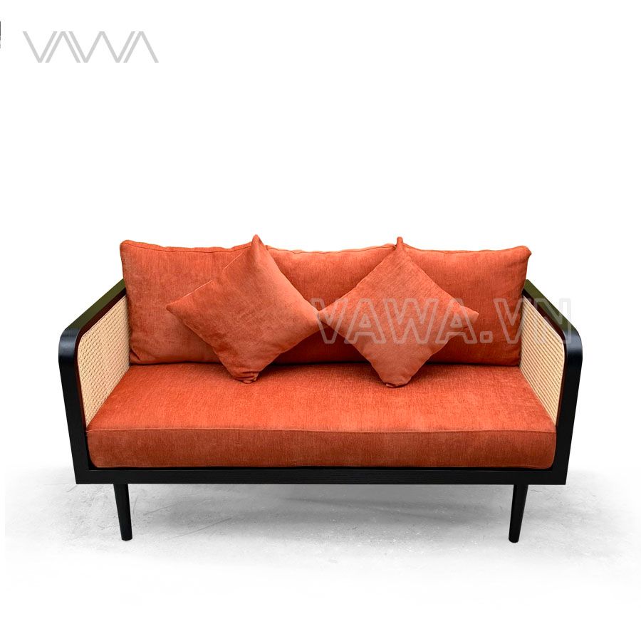 SOFA Văng Rustic Gỗ Mây – VAWA.VN