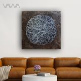  Tranh Canvas trừu tượng hiện đại - Tranh tối giản nghệ thuật sắp đặt 