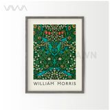  Tranh hoạ tiết cổ điển in hoa William Morris 