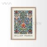  Tranh hoạ tiết cổ điển in hoa William Morris 