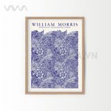  Tranh hoạ tiết cổ điển in hoa William Morris 